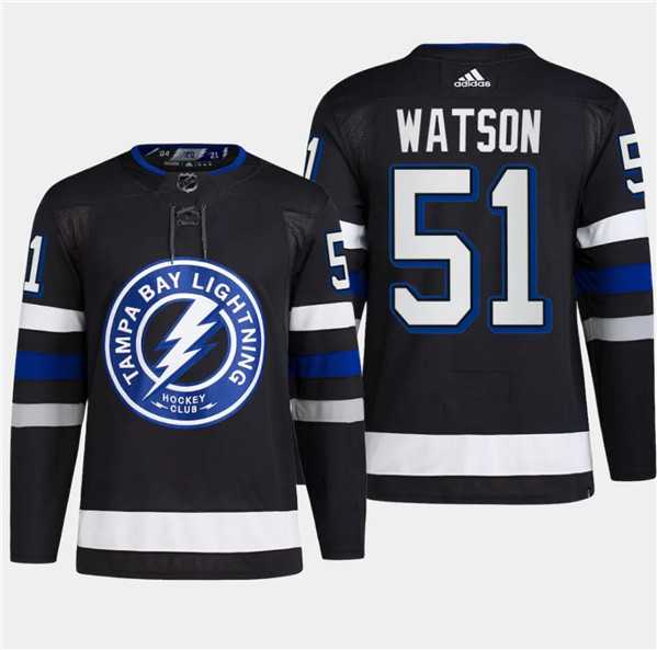 Men%27s Tampa Bay Lightning #51 Austin Watson Black 2024 Stadium Series Stitched Jersey Dzhi->tampa bay lightning->NHL Jersey